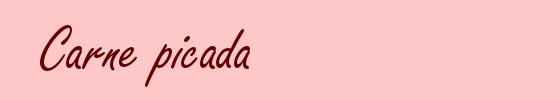 Carne picada